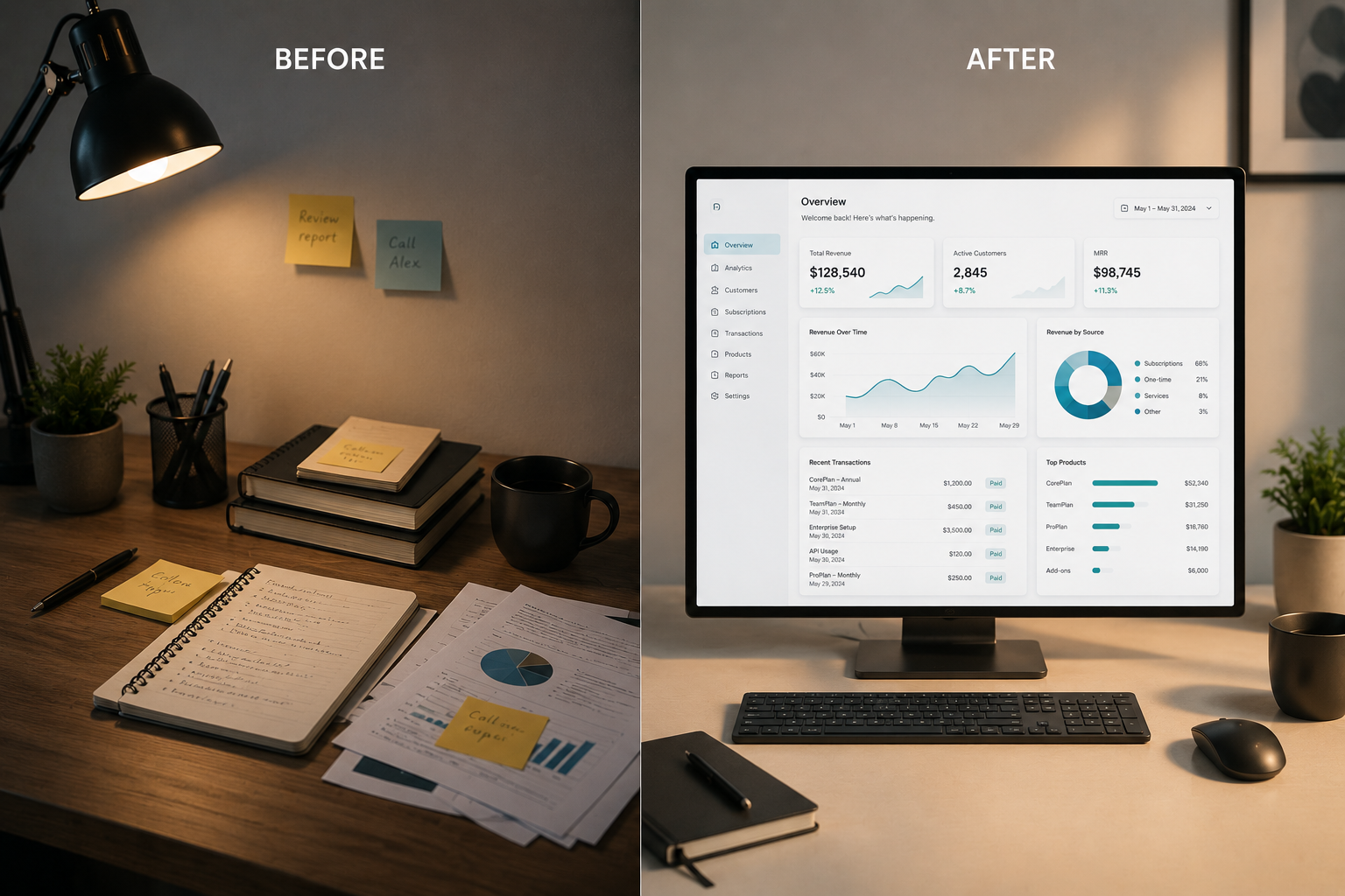 Software transformation — before and after